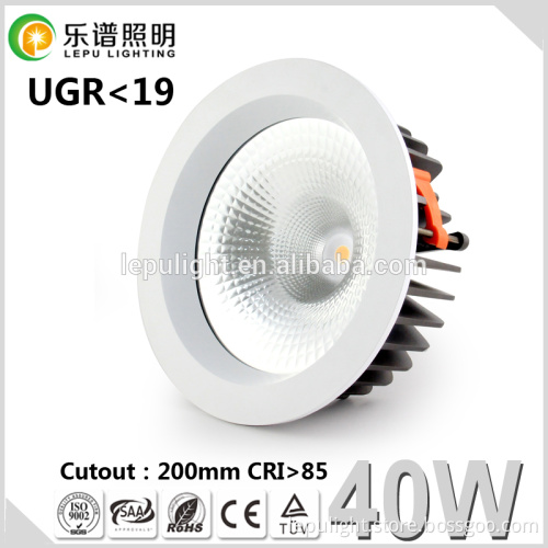 New Product Reflector CE RoHS Lamp Light Dimmable COB 40W 30W 24W 18W LED Downlight 13W